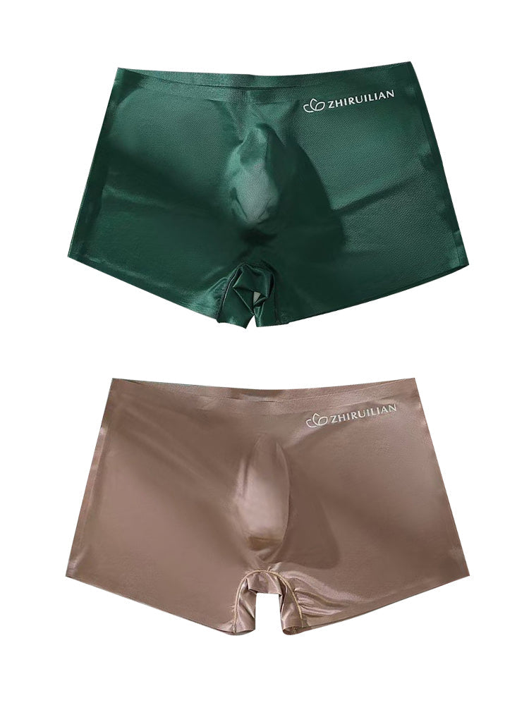 2-pack Men's Translucent Seamless 3D Pocket Trunks | dmunderwear variant image