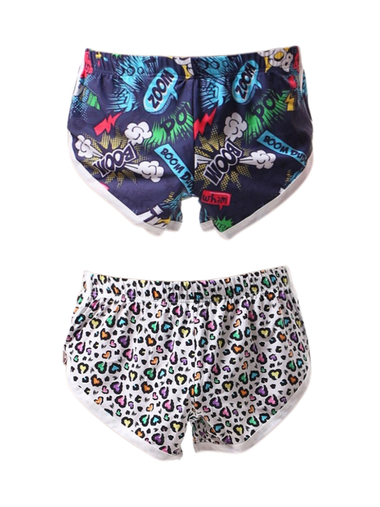 2 Pack Men's Trendy Printed Loose-Fit Moisture-Wicking Boxer Briefs | dmunderwear variant image