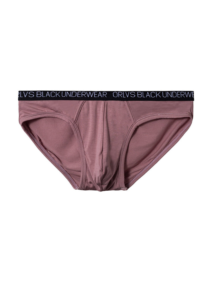 2 Pack Men's Trendy Seamless Waistband Ultra-Soft Fabric Stay-Put Fit Briefs | dmunderwear detail image 1