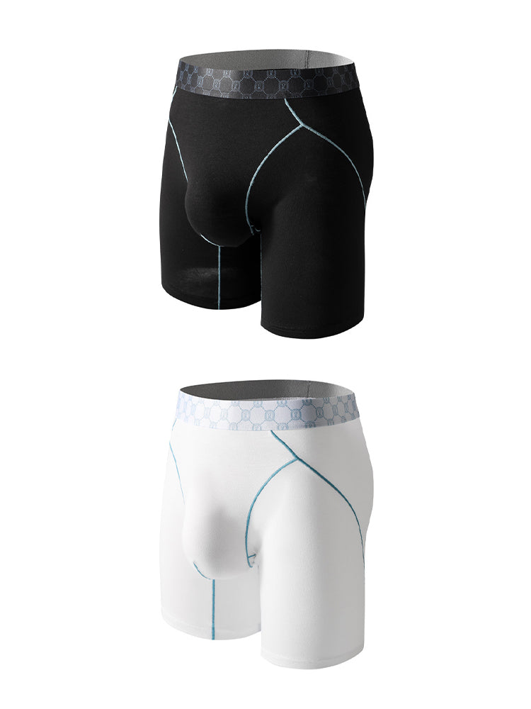 2 Pack Men's Ultra-Soft Anti-Chafing Stay-Put Fit Odor-Resistant Midway Briefs | dmunderwear variant image