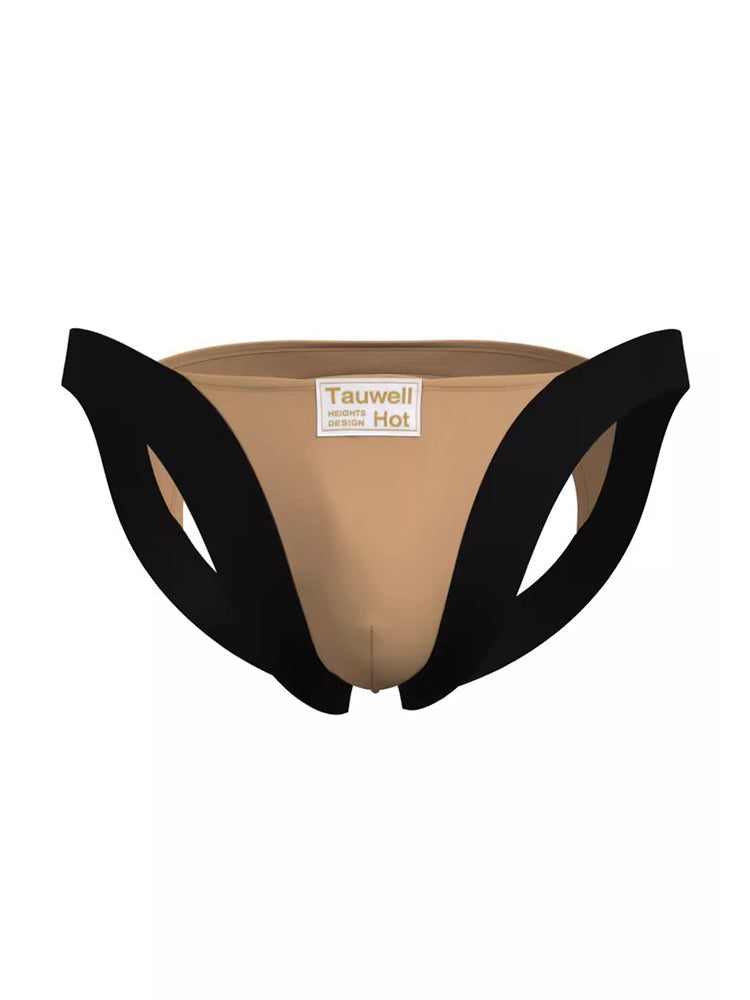 2 Pack Men's Ultra-Soft Cotton Low-Rise Sexy Anti-Chafing Stretch Jockstrap | dmunderwear detail image 1
