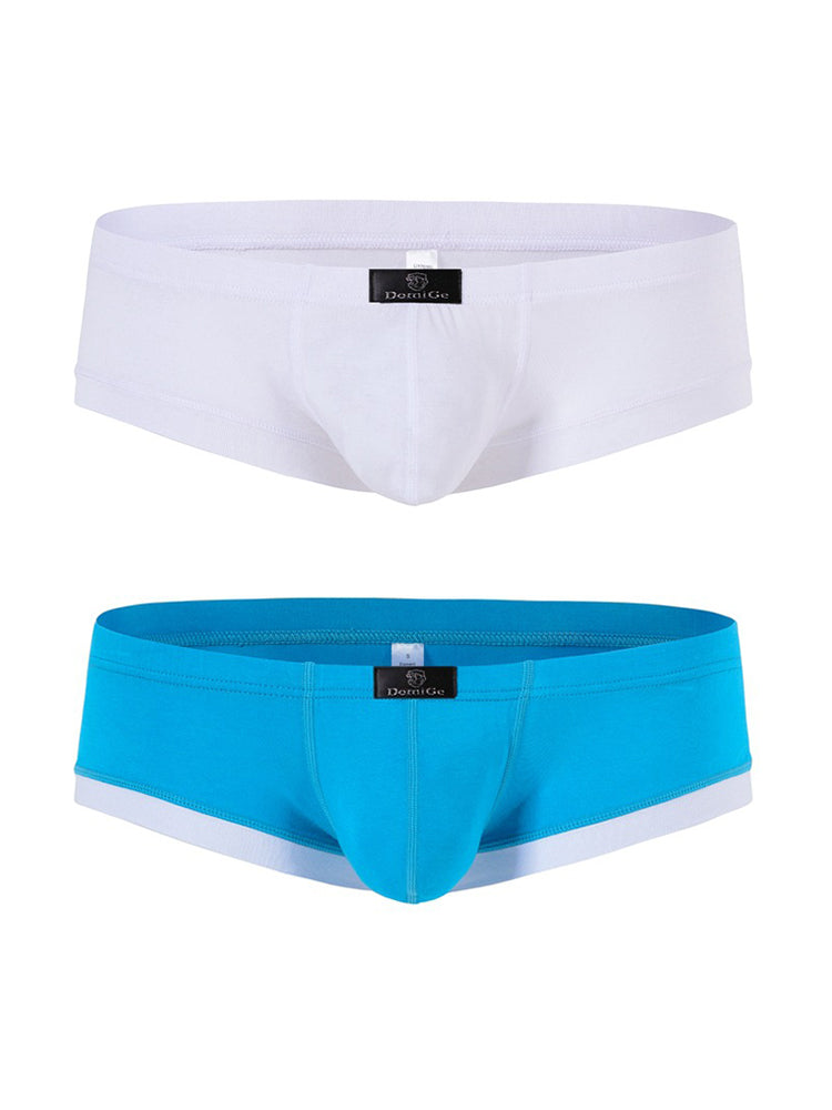 2 Pack Men's Ultra-Soft Modal Breathable Seamless Comfort Low-Rise Trunks | dmunderwear detail image 19