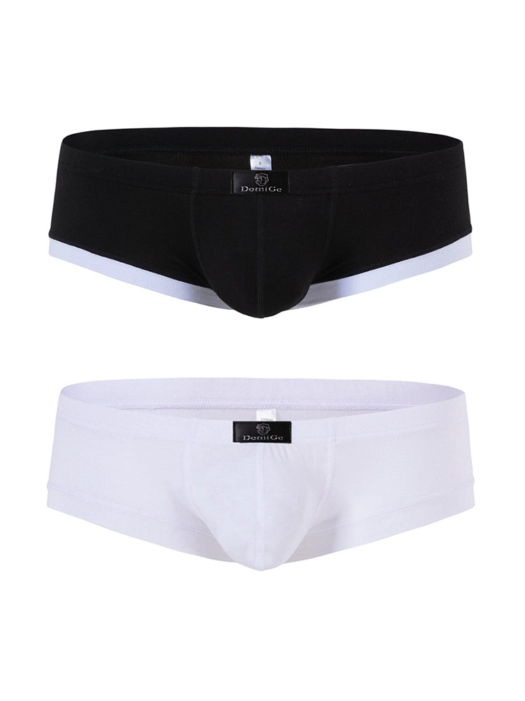 2 Pack Men's Ultra-Soft Modal Breathable Seamless Comfort Low-Rise Trunks | dmunderwear variant image