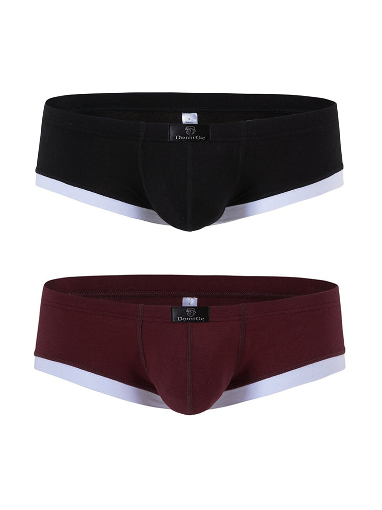2 Pack Men's Ultra-Soft Modal Breathable Seamless Comfort Low-Rise Trunks | dmunderwear detail image 20