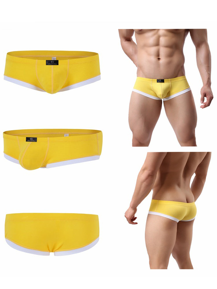 2 Pack Men's Ultra-Soft Modal Breathable Seamless Comfort Low-Rise Trunks | dmunderwear detail image 6