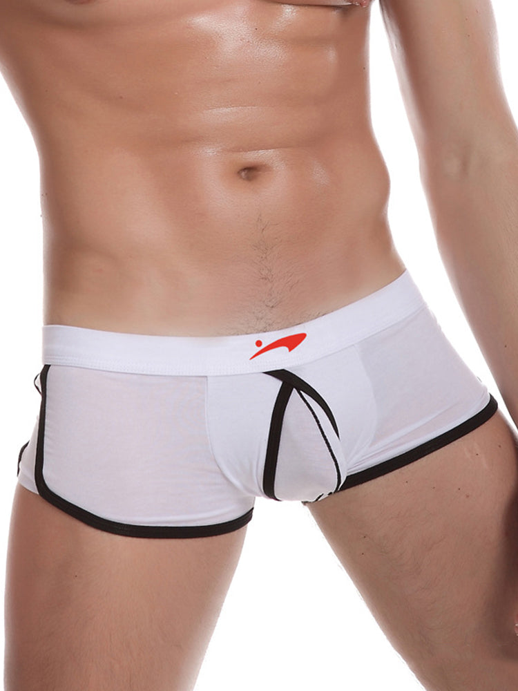 2 Pack Men's Ultra-Soft Modal Low-Rise Comfy Waistband Odor-Control Trunks | dmunderwear detail image 11