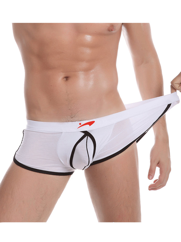 2 Pack Men's Ultra-Soft Modal Low-Rise Comfy Waistband Odor-Control Trunks | dmunderwear detail image 13