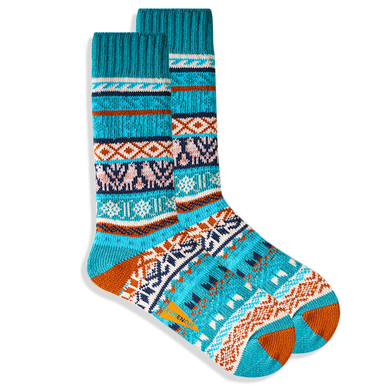 2 Pack Mixed Pattern Men's Crew Socks | dmunderwear variant image