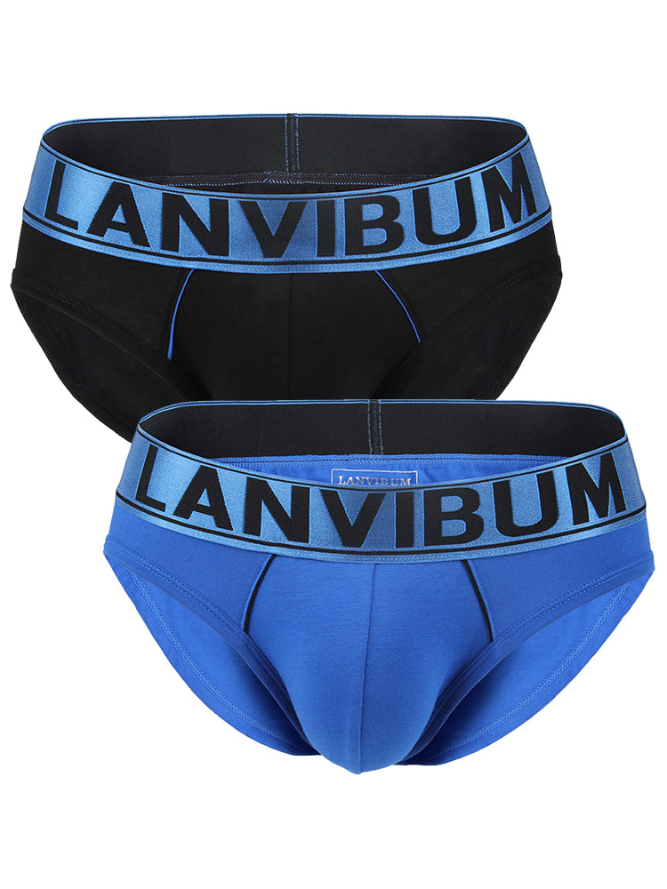2 Pack U Convex Elastic Waistband Briefs | dmunderwear variant image