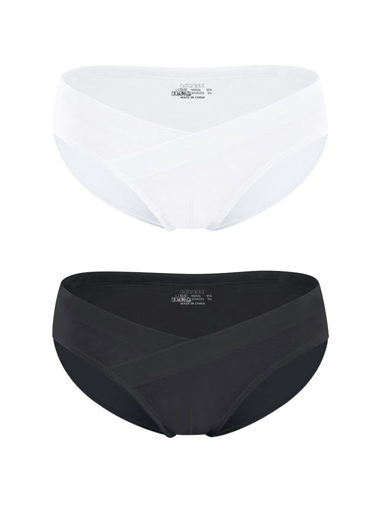 2 Pack Ultra-Soft Modal Stretch Fit Low-Rise Odor-Control Supportive Fit Bikini | dmunderwear variant image