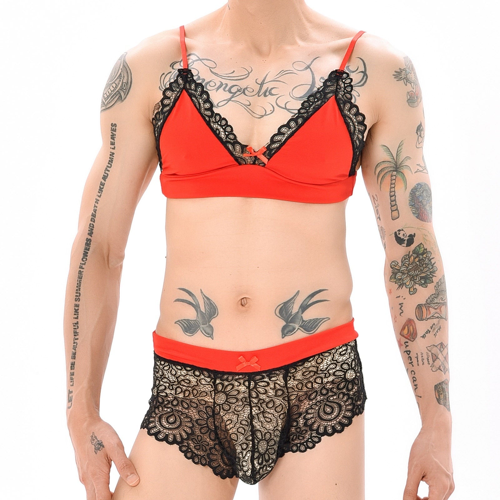 2-Piece Sexy Lingerie For Crossdressers | dmunderwear detail image 14