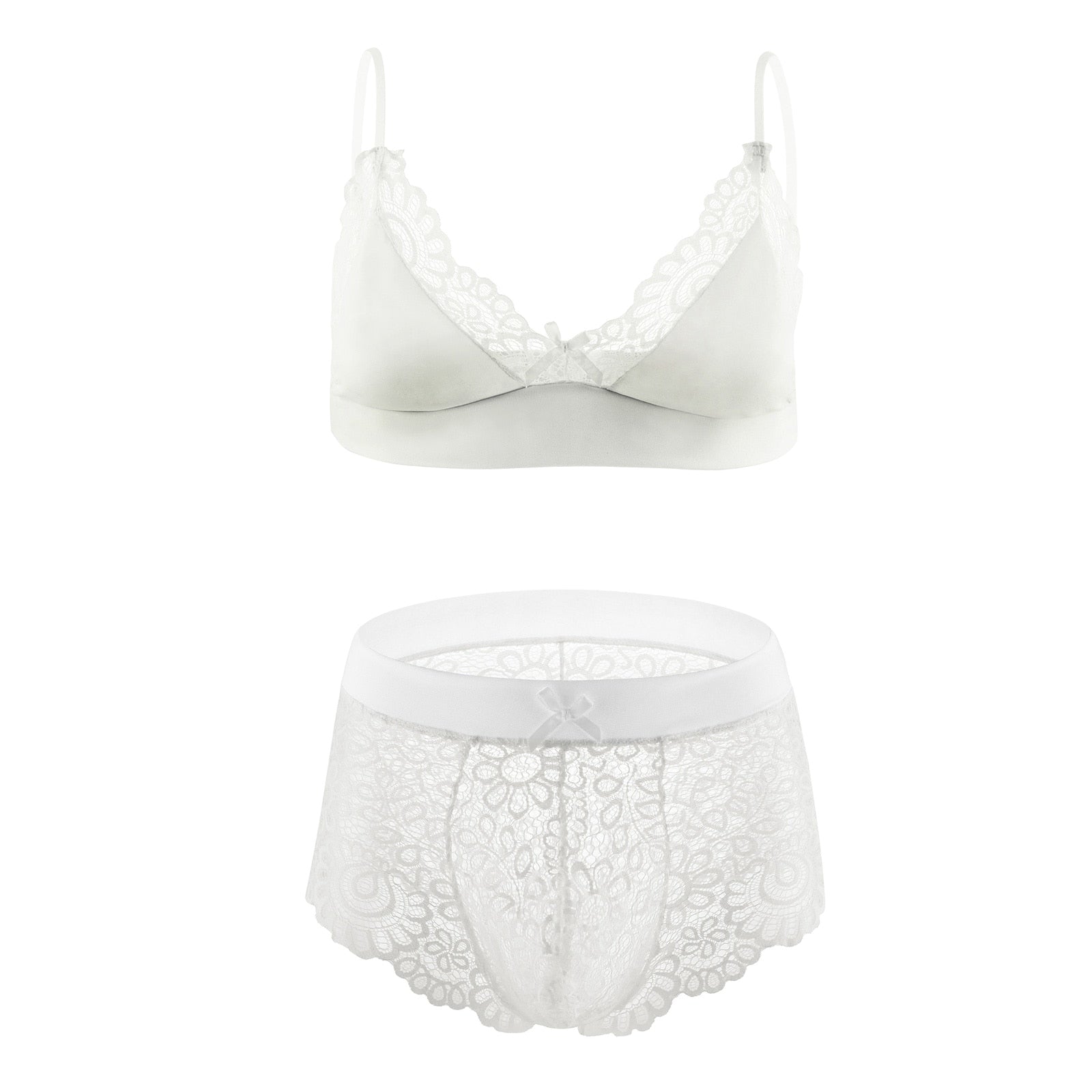 2-Piece Sexy Lingerie For Crossdressers | dmunderwear detail image 3