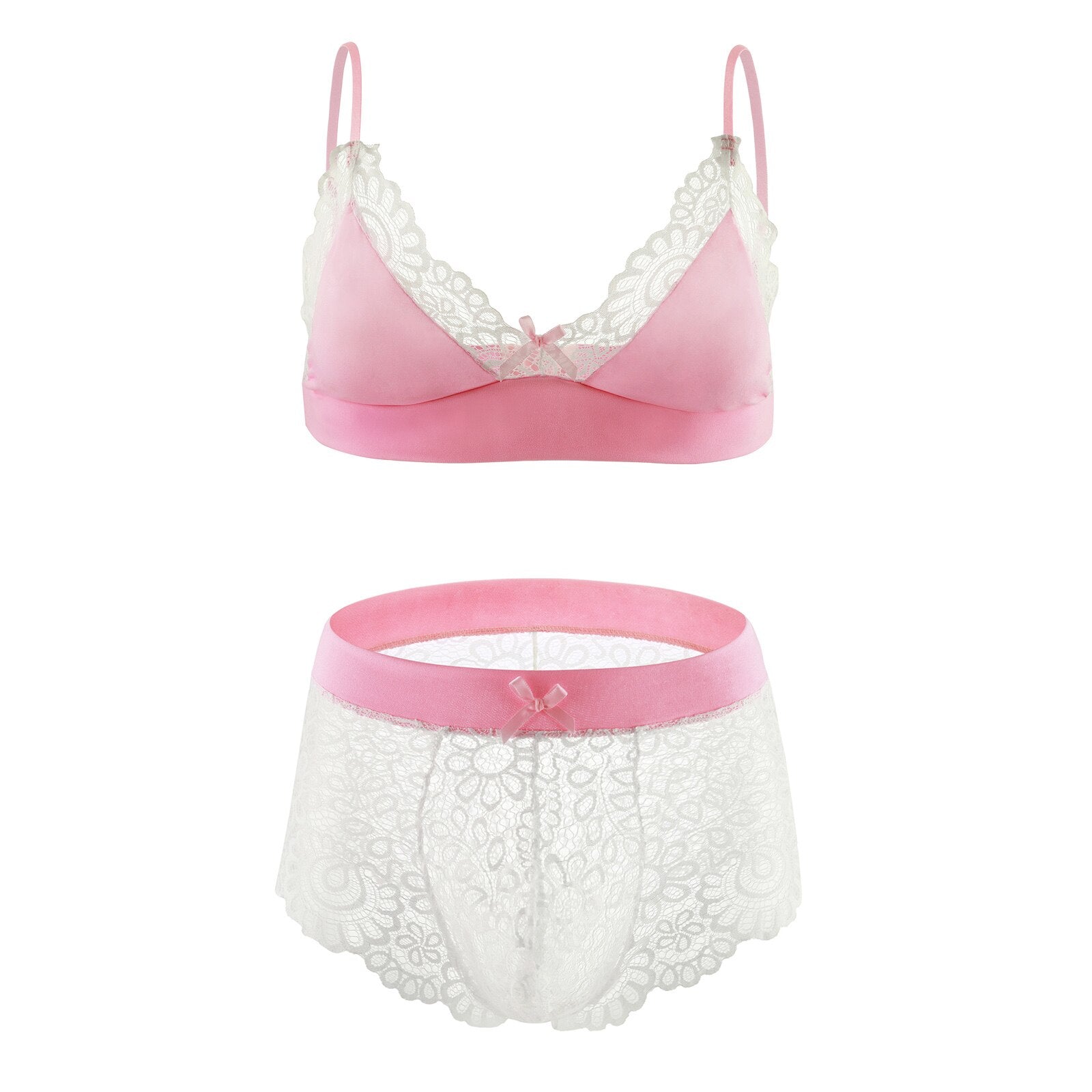 2-Piece Sexy Lingerie For Crossdressers | dmunderwear detail image 5