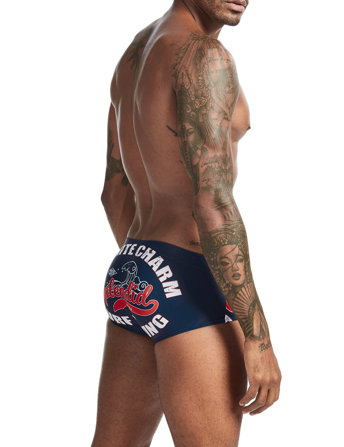 2020 New Sexy Swim Trunks 00803 Splendid | dmunderwear detail image 3