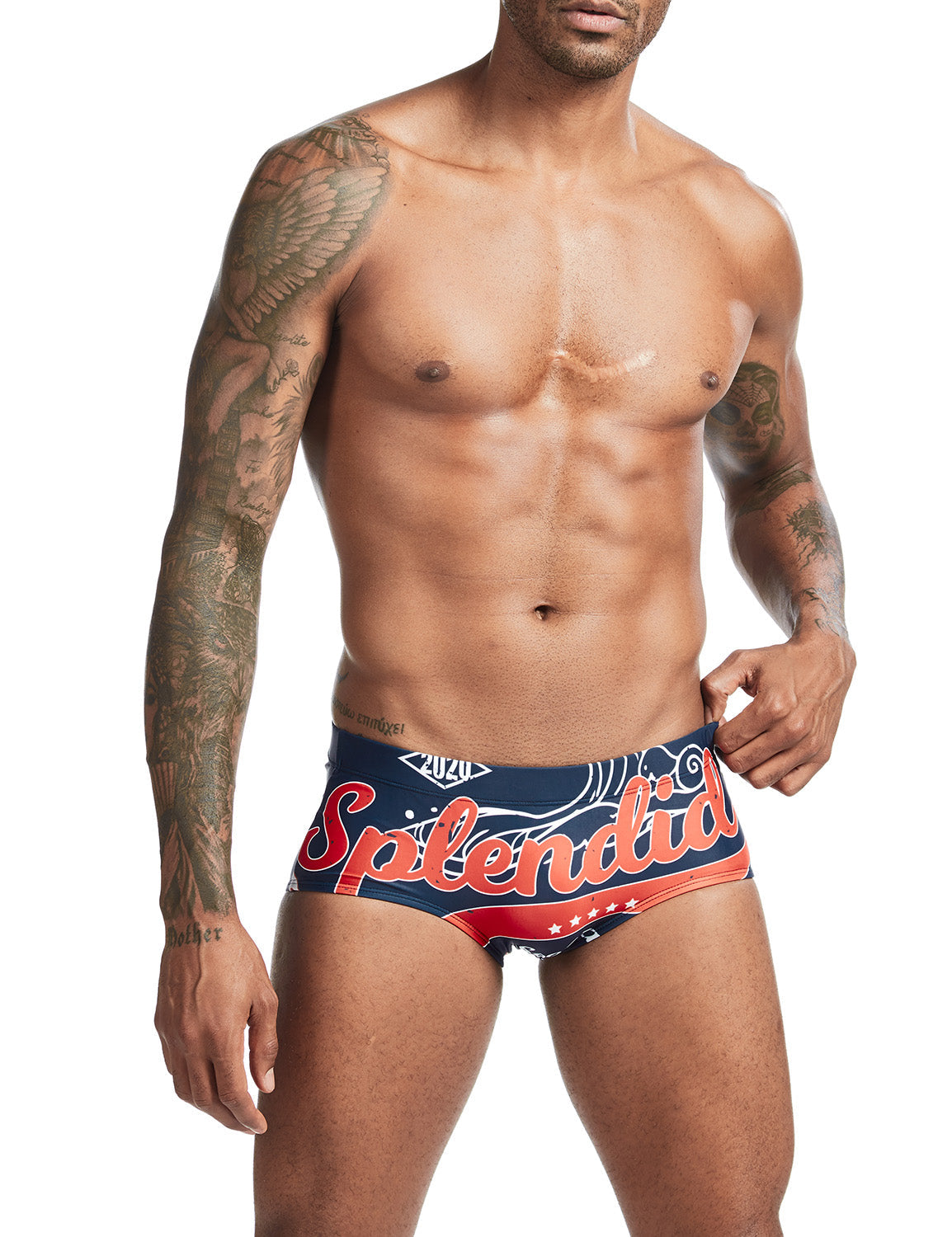2020 New Sexy Swim Trunks 00803 Splendid | dmunderwear detail image 5