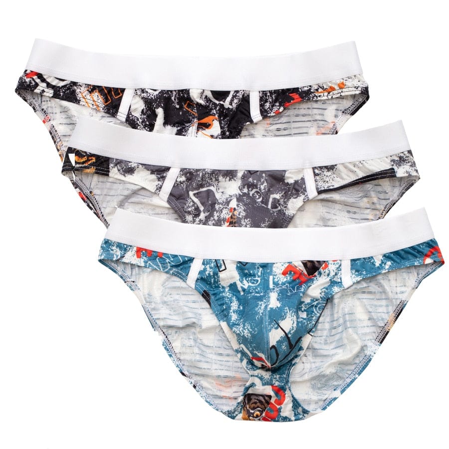 3 Pack Collage Briefs | dmunderwear