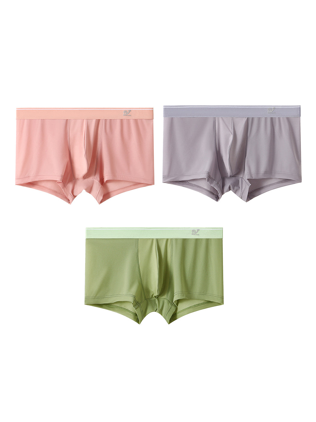 3 Pack Men's Comfy U Convex Pouch Trunks | dmunderwear variant image