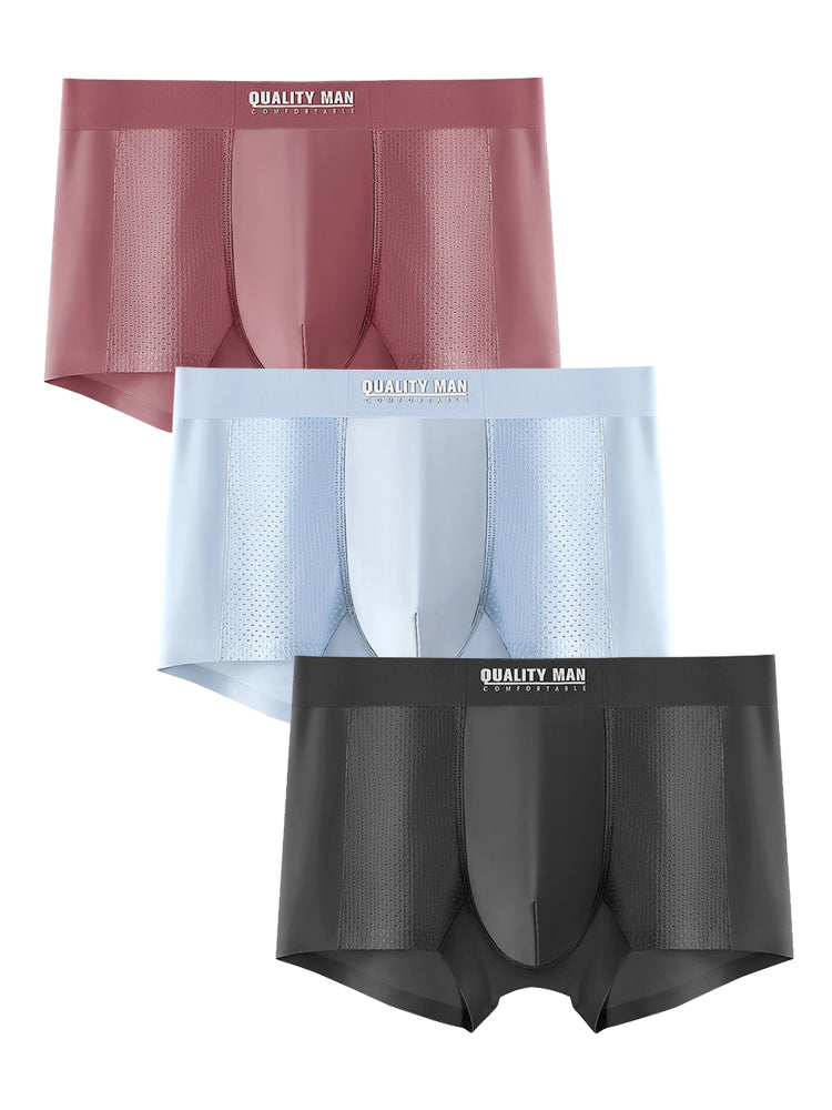 3 Pack Men's Lightweight And Breathable Trunks | dmunderwear variant image
