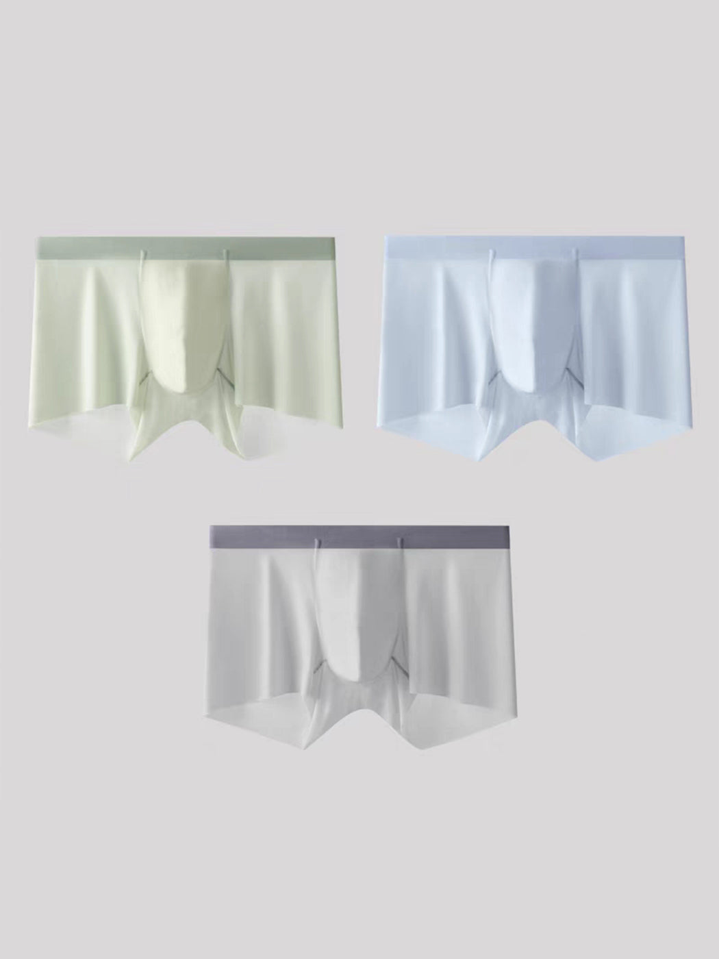 3 Pack Men's Ultra-thin Seamless Trunks | dmunderwear variant image