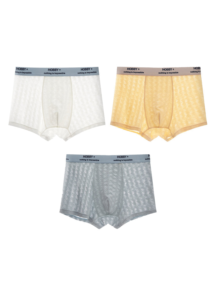 3 Pack Men's Anti-Odor Seamless Comfort Ultra-Soft Trunks | dmunderwear variant image
