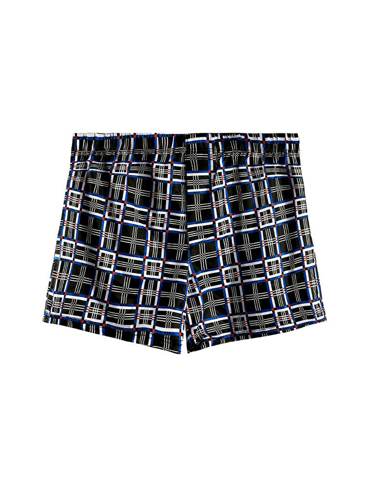 3 Pack Men's Breathable Anti-Chafing Comfy Waistband Mid-Rise Boxer Shorts | dmunderwear detail image 1