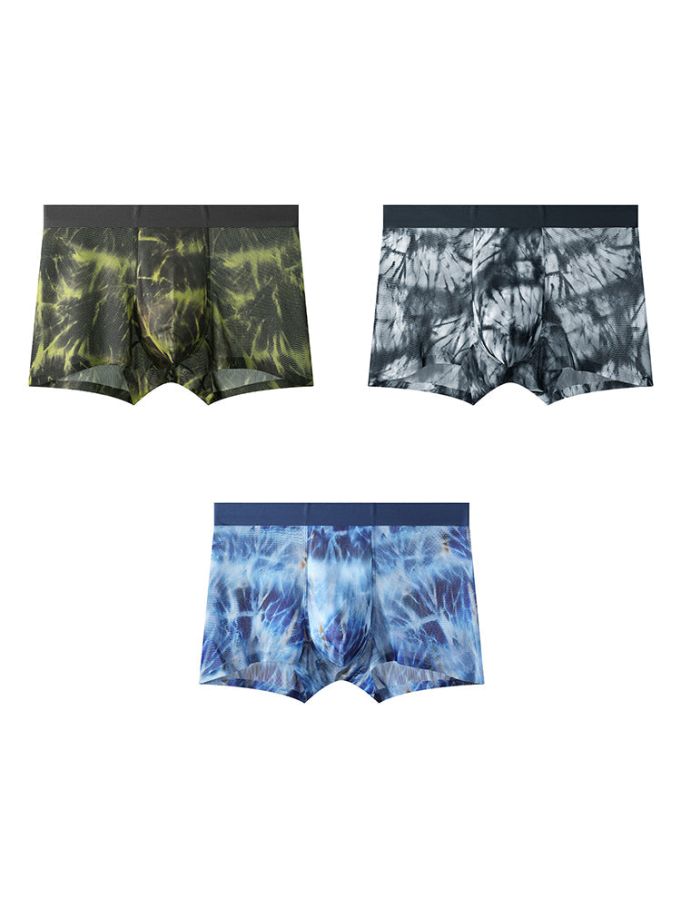 3 Pack Men's Breathable Camouflage Trunks | dmunderwear variant image