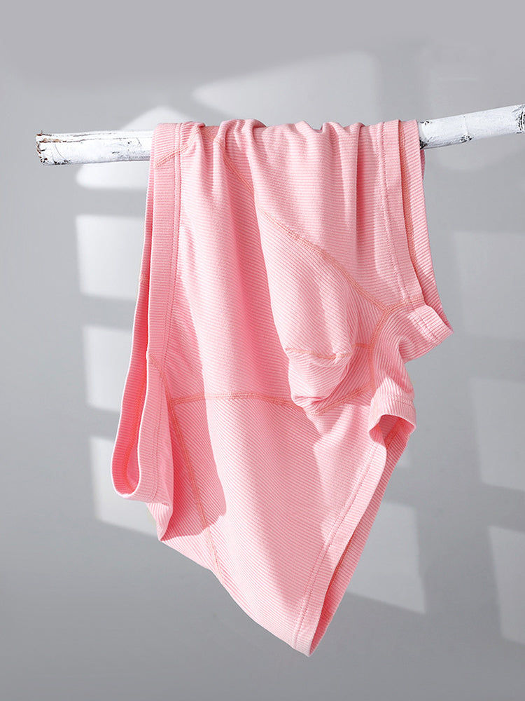 3 Pack Men's Breathable Comfort U-Shaped Raised Pocket Ribbed Briefs | dmunderwear detail image 1