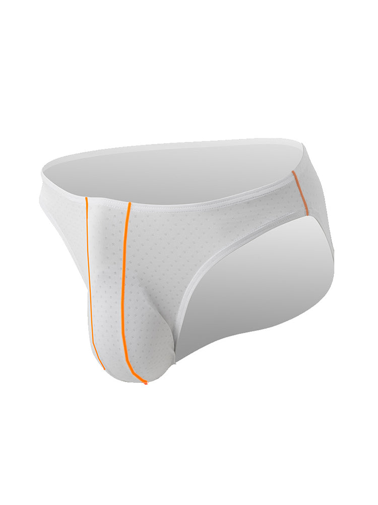 3 Pack Men's Breathable Mesh Sexy Low-Rise Supportive Pouch Bikini | dmunderwear detail image 1