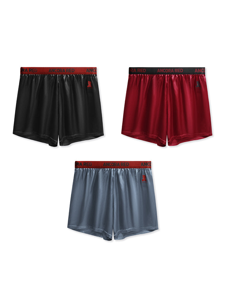 3 Pack Men's Comfy Waistband Odor-Control Ultra-Soft Boxer Briefs | dmunderwear variant image