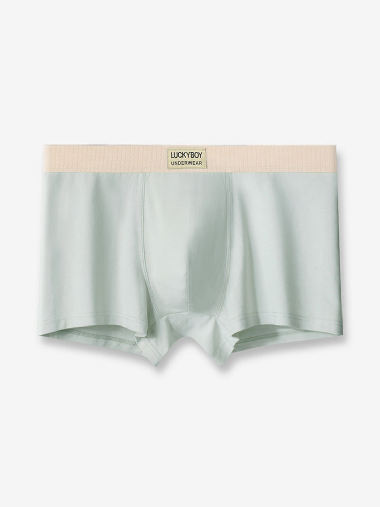 3 Pack Men's Cotton Mid-Rise Breathable Sports Tights Men's Boxer Briefs | dmunderwear detail image 1