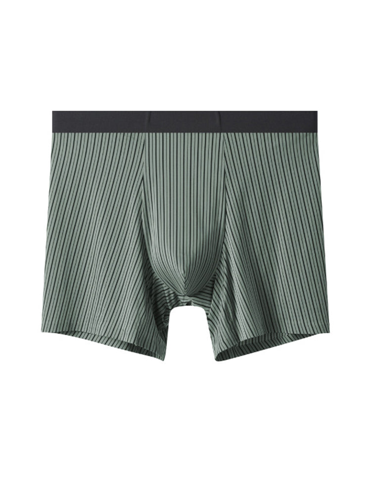 3 Pack Men's Ice Silk Antibacterial Odor-Control Day-Long Comfort Boxer Briefs | dmunderwear detail image 1