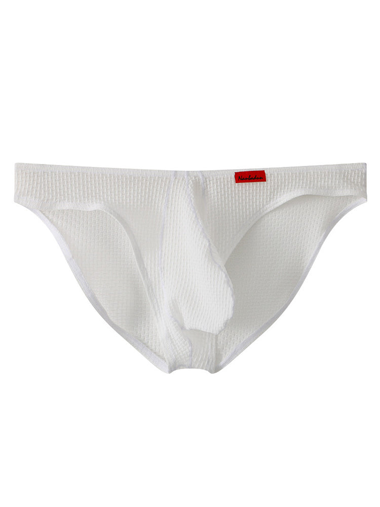 3 Pack Men's Ice Silk High-Elastic Breathable Briefs for Sports | dmunderwear detail image 17