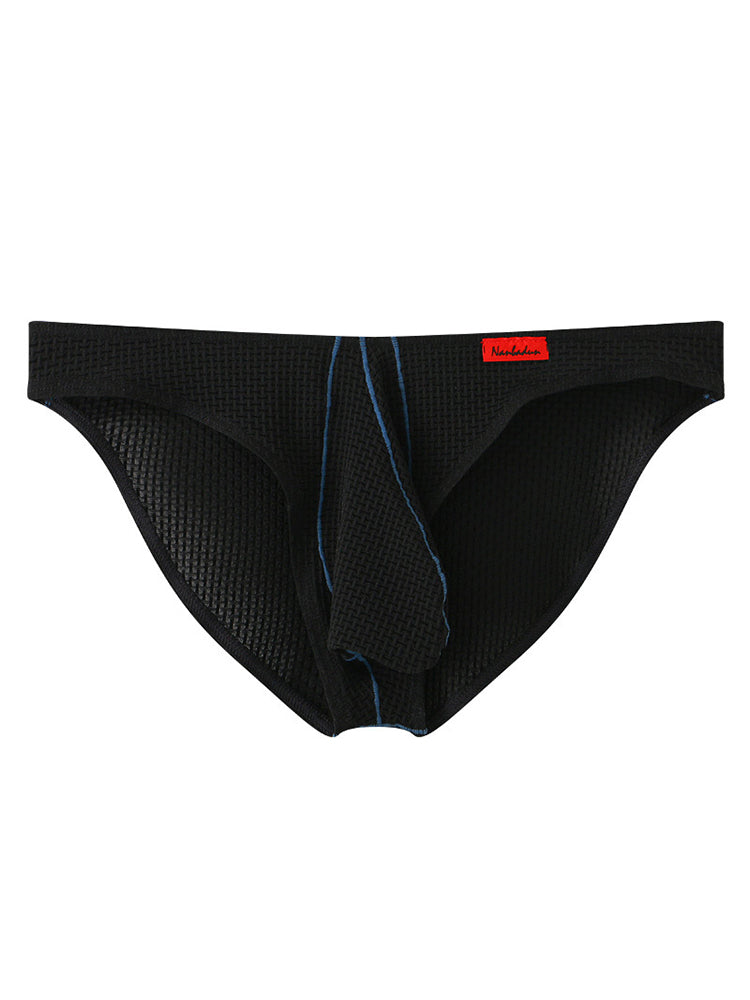 3 Pack Men's Ice Silk High-Elastic Breathable Briefs for Sports | dmunderwear detail image 18
