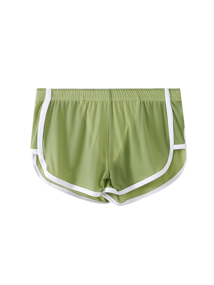 3 Pack Men's Ice Silk Ultra-Thin Mesh Sports Comfort Activewear Shorts | dmunderwear detail image 1