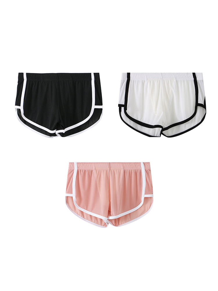 3 Pack Men's Ice Silk Ultra-Thin Mesh Sports Comfort Activewear Shorts | dmunderwear variant image
