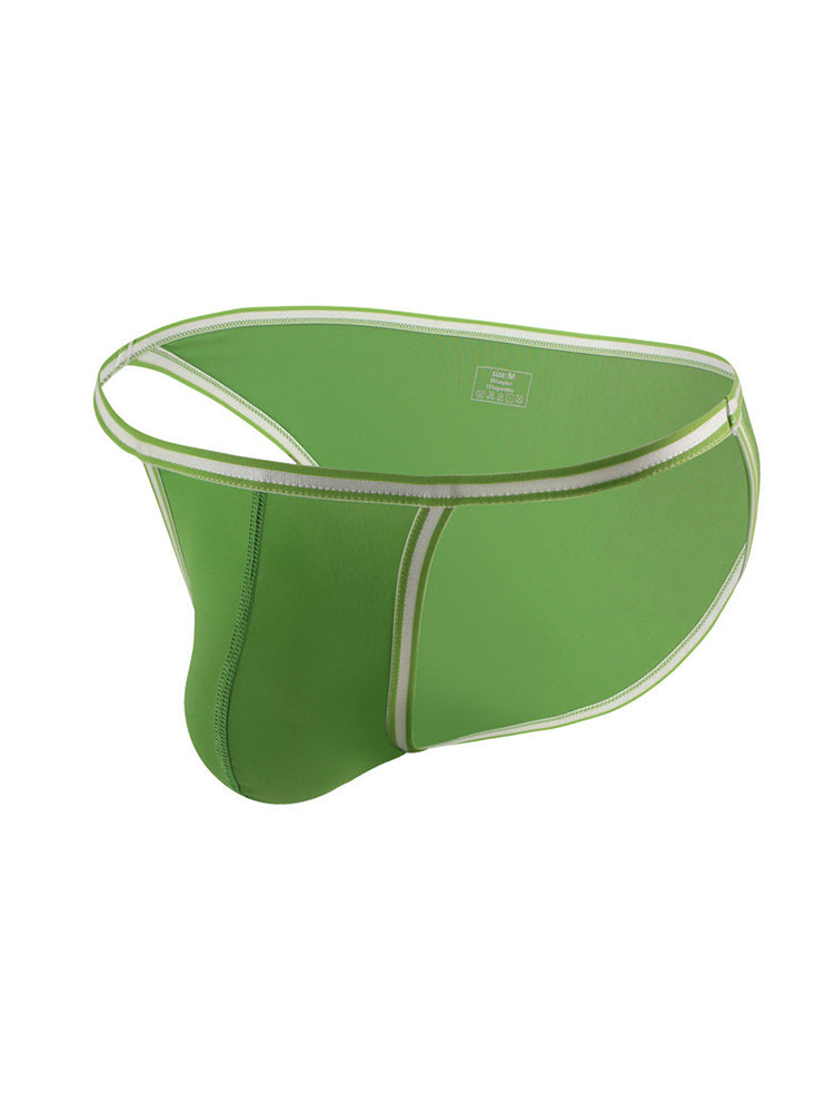 3 Pack Men's Large Pouch Sporty Breathable Seamless Comfort Bikinis | dmunderwear detail image 1