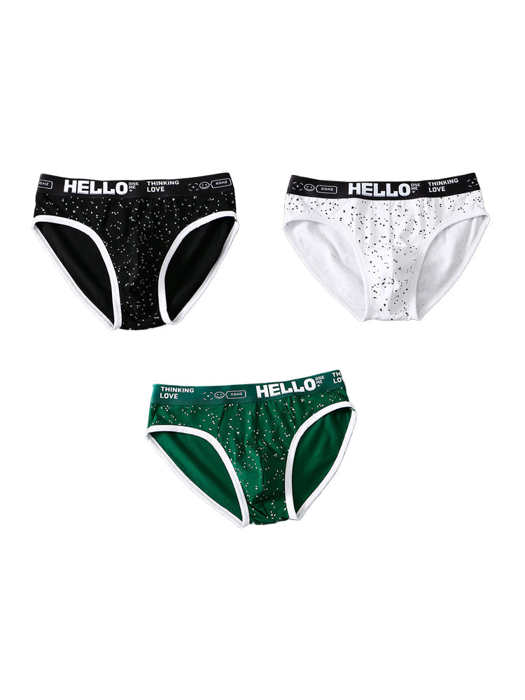 3 Pack Men's Low-Rise Cotton Briefs | dmunderwear variant image