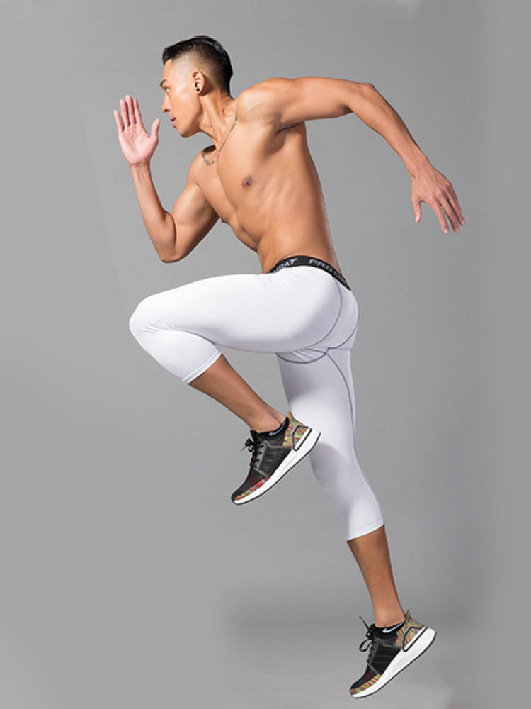3 Pack Men's Multi-Sport Workout Ready Close-Fitting Comfort Activewear Tights | dmunderwear