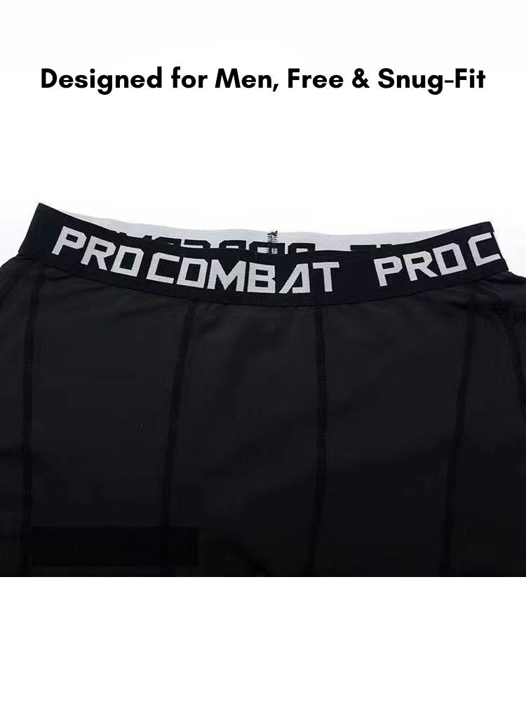 3 Pack Men's Quick-Dry Compression Breathable Activewear Tights | dmunderwear detail image 10