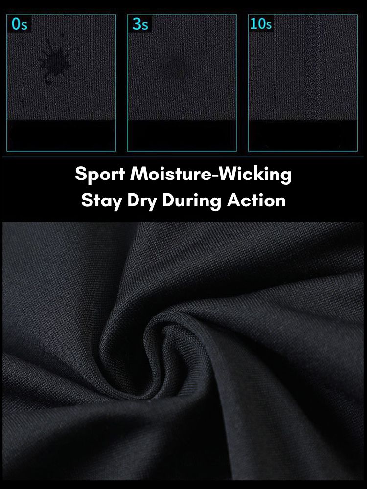 3 Pack Men's Quick-Dry Compression Breathable Activewear Tights | dmunderwear detail image 6