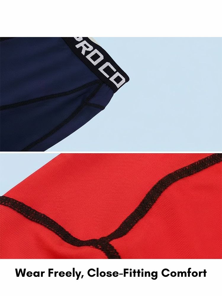 3 Pack Men's Quick-Dry Compression Breathable Activewear Tights | dmunderwear detail image 7