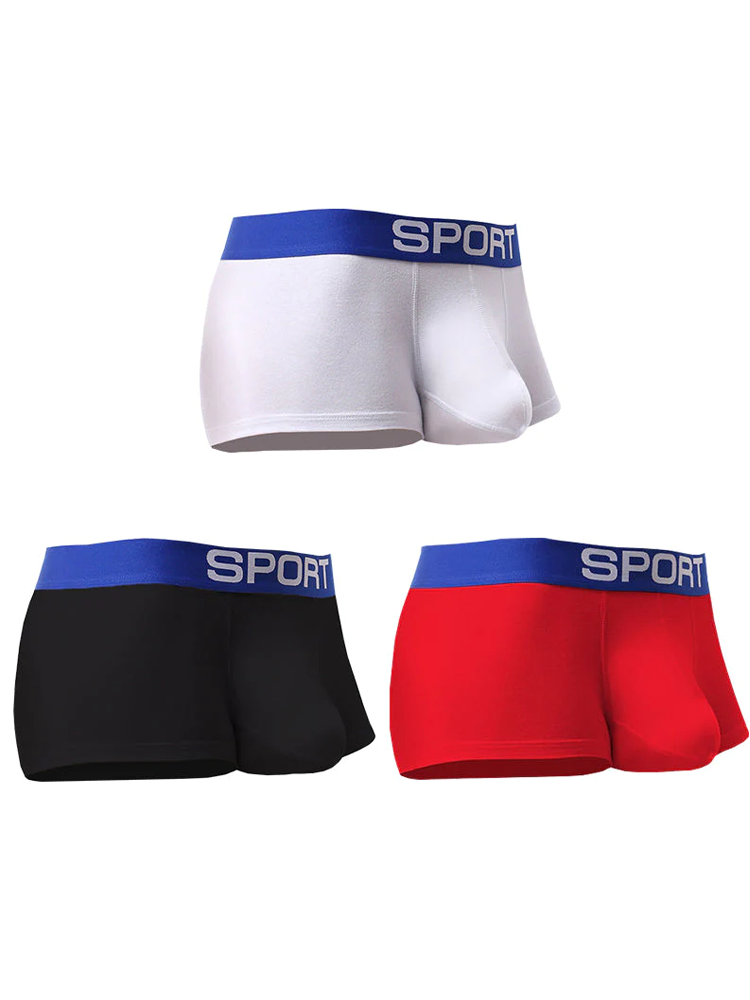 3 Pack Mens Sculpt Bulge Shape Support Pouch Underwear | dmunderwear variant image