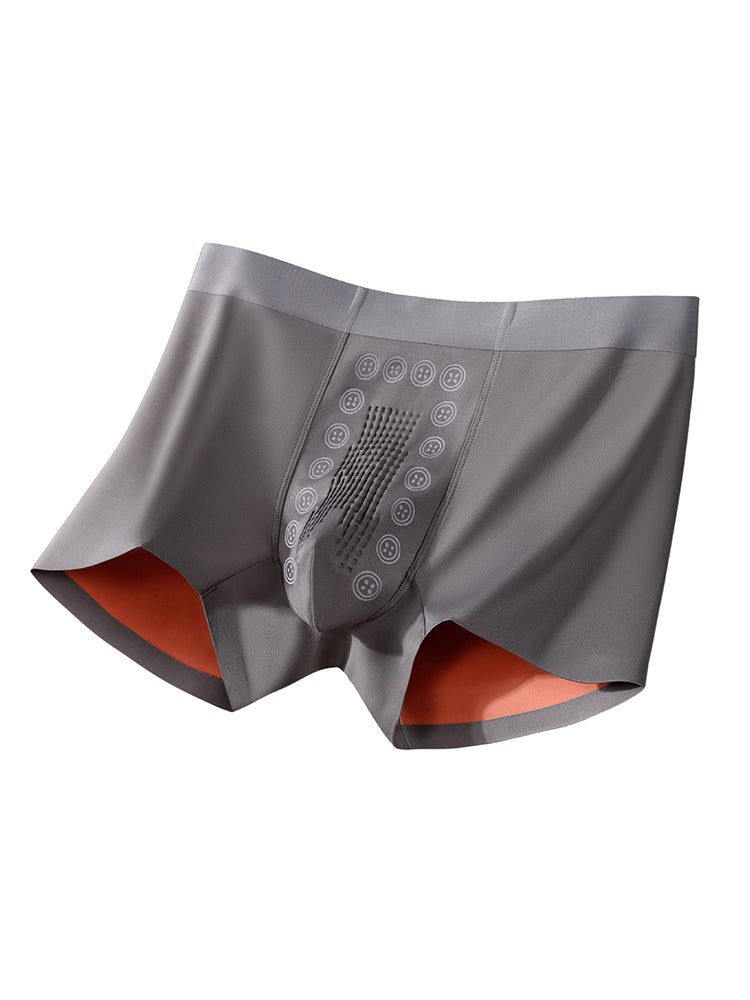 3 Pack Men's Seamless Breathable Trunks with 7A Antibacterial Mulberry Silk Lining | dmunderwear detail image 13
