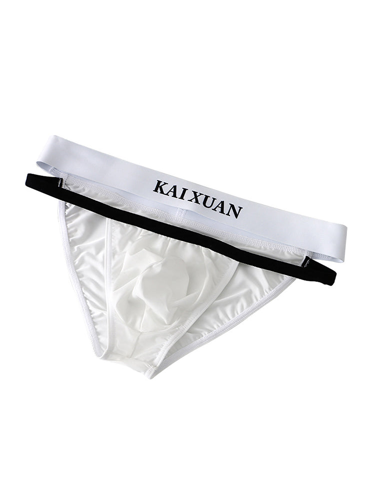 3 Pack Men's Sexy High-Cut 3D U-Pouch & Breathable Bikini | dmunderwear detail image 5