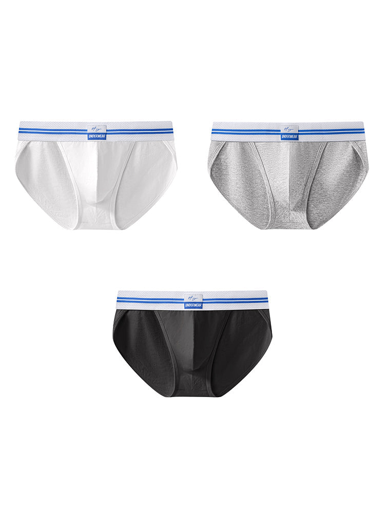 3-pack Men's Sexy High-cut Breathable Briefs | dmunderwear variant image