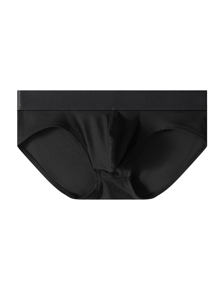 3 Pack Men's Solid Color Large U-Pouch Sporty Cut Odor-Resistant Soft Briefs | dmunderwear detail image 15