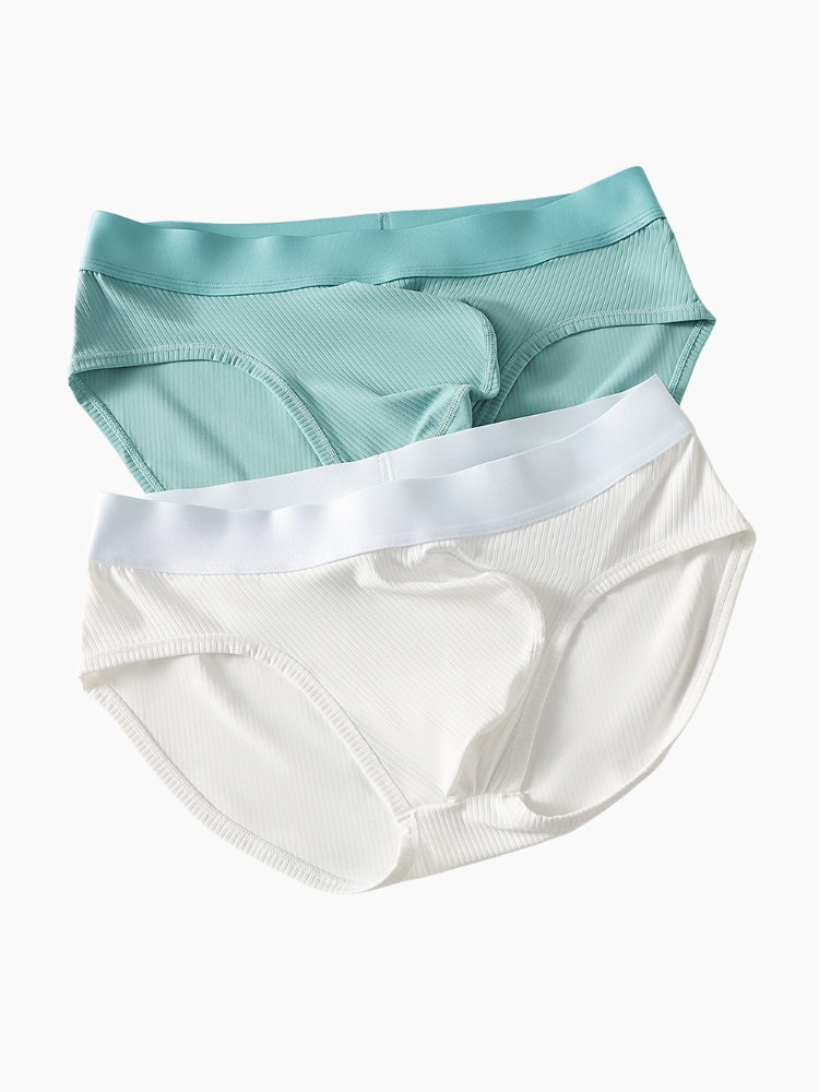 3 Pack Men's Solid Color Large U-Pouch Sporty Cut Odor-Resistant Soft Briefs | dmunderwear detail image 5
