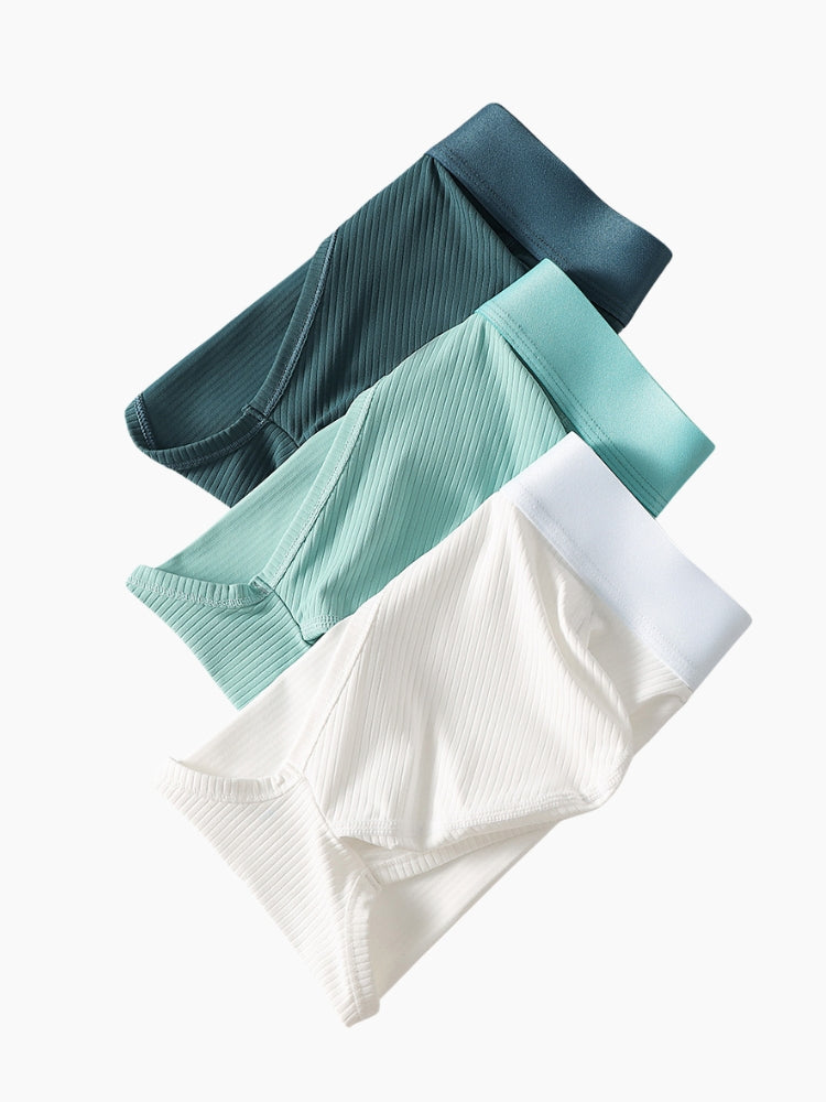 3 Pack Men's Solid Color Large U-Pouch Sporty Cut Odor-Resistant Soft Briefs | dmunderwear detail image 6