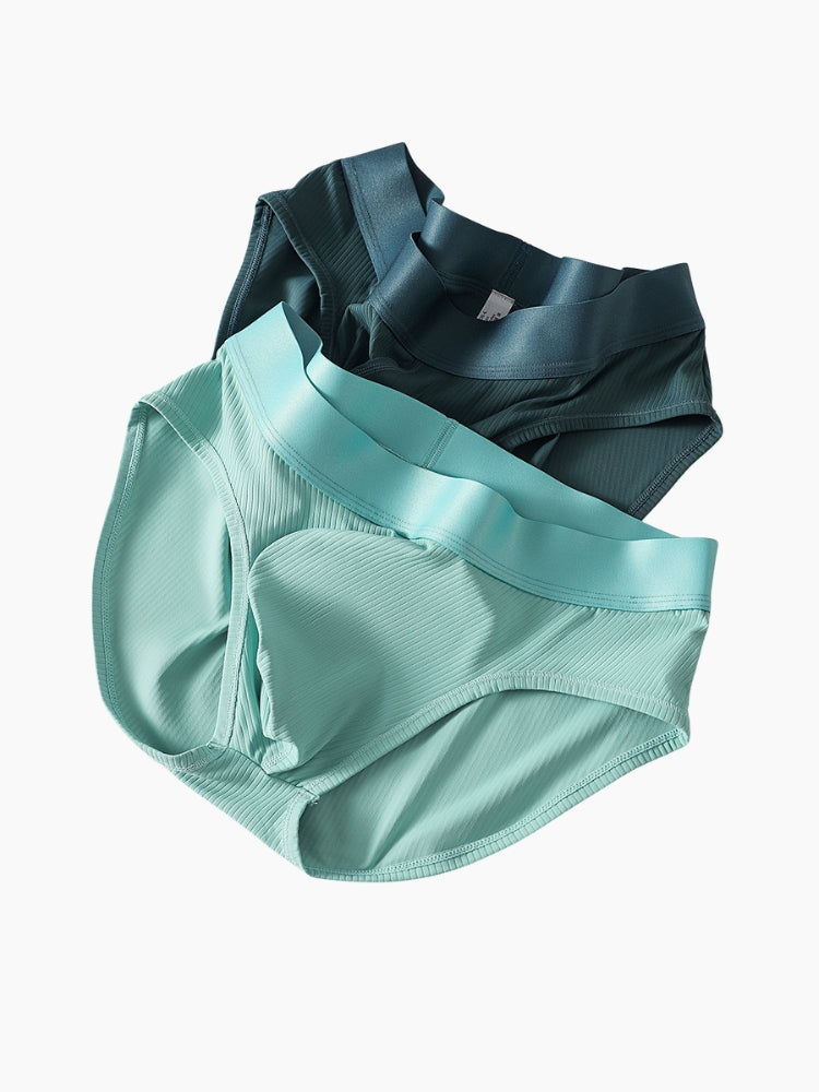 3 Pack Men's Solid Color Large U-Pouch Sporty Cut Odor-Resistant Soft Briefs | dmunderwear detail image 9