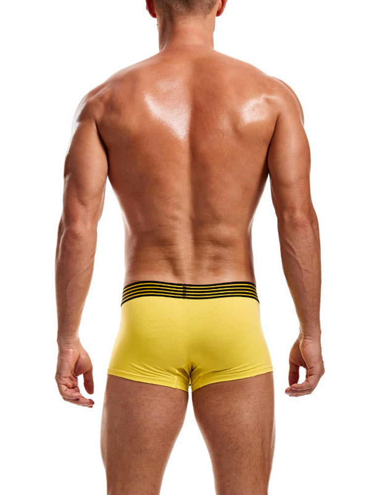 3 Pack Men's Solid Color Odor-Resistant Soft Supportive Pouch Trunks | dmunderwear detail image 11